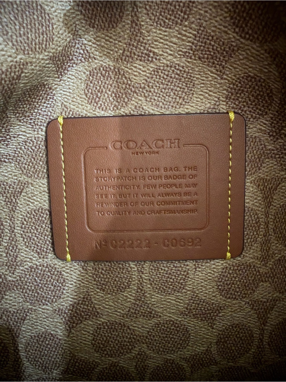 Coach Willow Aqua Blue Colorblock Leather Tote Bag - Picture 9 of 11